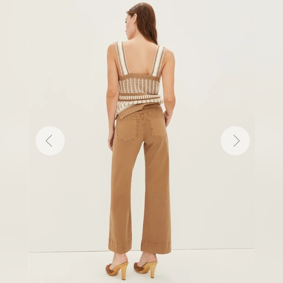 VERONICA BEARD Hilde Wide Ankle Crop Pants - Picture 3 of 10